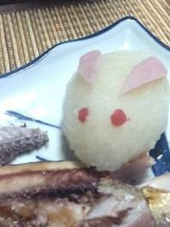 大根おろしアート・うさぎさん-レシピのメイン写真