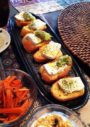 豆腐のぬか漬けのカナッペ-レシピのメイン写真