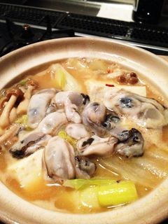 牡蠣のひとり鍋-レシピのメイン写真