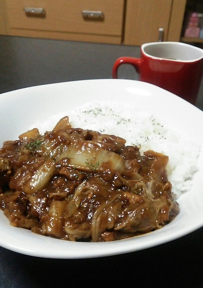 るる155 簡単白菜と豚肉のストロガノフ-レシピのメイン写真