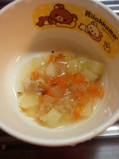離乳食中期~簡単野菜たっぷり和風あん-レシピのメイン写真