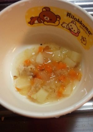 離乳食中期～簡単野菜たっぷり和風あん-レシピのメイン写真