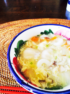 子どもも大好きエビ餃子スープ♡-レシピのメイン写真