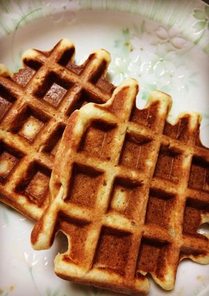サクッフワッ♪豆腐一丁でワッフル-レシピのメイン写真