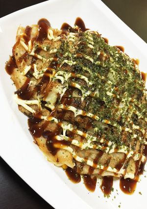 焼きそばリメイク！広島風お好み焼き！-レシピのメイン写真