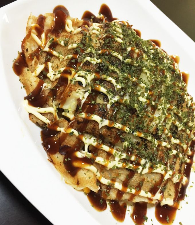 焼きそばリメイク！広島風お好み焼き！-レシピのメイン写真