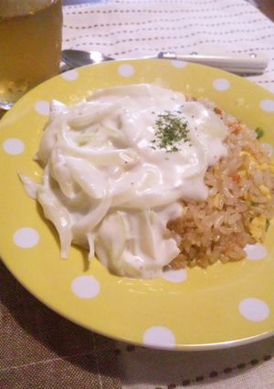 ホワイトソースでクリーミーな☆かけチャー-レシピのメイン写真