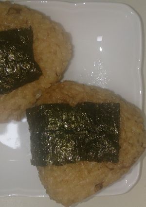 簡単！おこわ風ピリ辛焼おにぎり-レシピのメイン写真