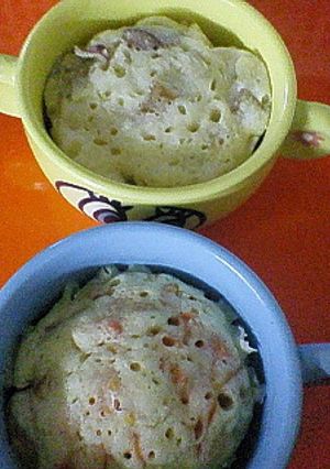 簡単電子レンジ蒸しパン-レシピのメイン写真