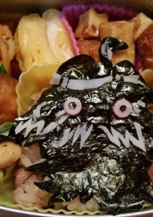 妖怪ウォッチ ふさふさん キャラ弁-レシピのメイン写真