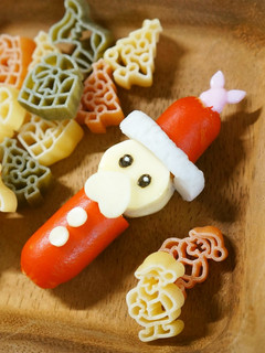 クリスマスのキャラ弁に☆簡単サンタさん-レシピのメイン写真