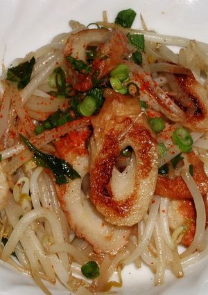 凛りんさんのにんにく醤油でちくわ＆もやし-レシピのメイン写真