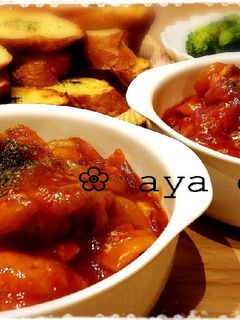 簡単❀チキンとお野菜のトマト煮込み-レシピのメイン写真