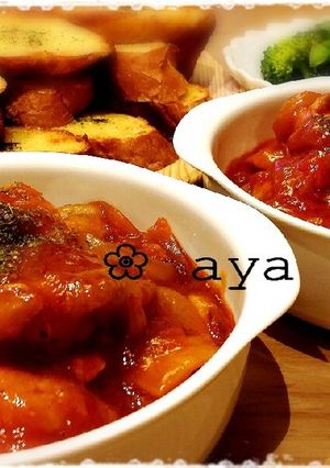 簡単❀チキンとお野菜のトマト煮込み-レシピのメイン写真