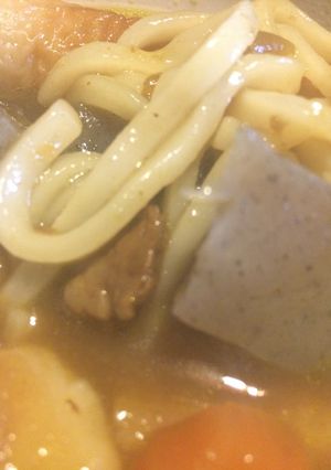 おでんの残り汁であったか煮込みうどん-レシピのメイン写真