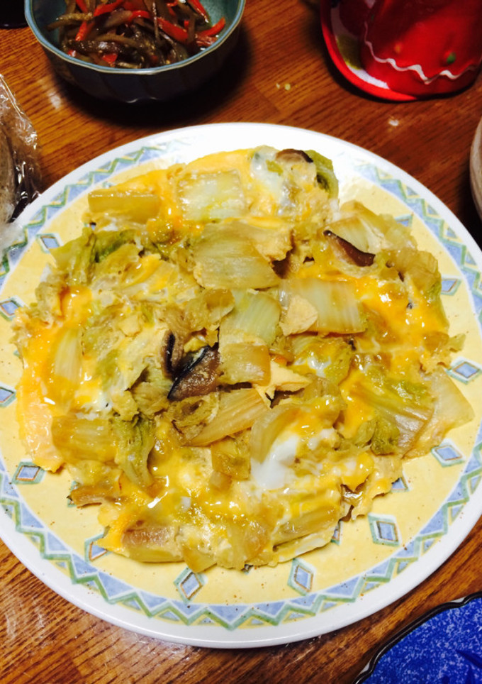 大量消費！白菜の卵とじ-レシピのメイン写真