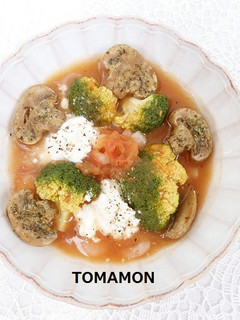 とまモンスープ✿ブロッコリーエビチーズ-レシピのメイン写真