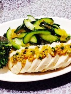 塩麹で簡単♫ 鶏ハム-レシピのメイン写真