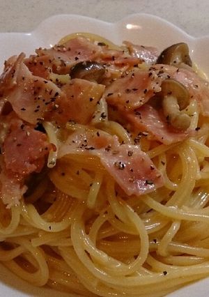 我が家のカルボナーラ-レシピのメイン写真