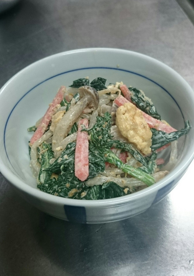 ほうれん草のゴママヨ和え-レシピのメイン写真