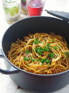 ワンポットパスタ ミートソース-レシピのメイン写真