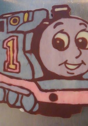キャラチョコ♪トーマス♪チョコプレート-レシピのメイン写真