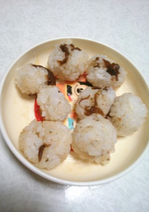 しょうが昆布一口おにぎり-レシピのメイン写真
