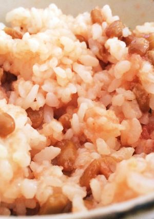 ちょっと贅沢！めんたい納豆ごはん-レシピのメイン写真