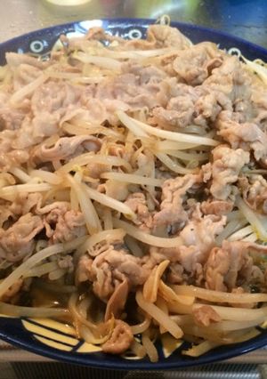 3分で作れる豚バラ炒め-レシピのメイン写真