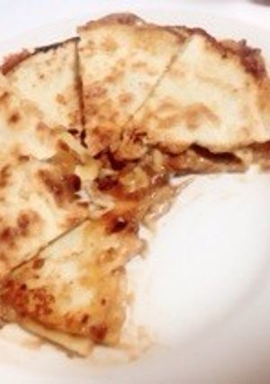 残ったカレーで簡単ケサディーヤ-レシピのメイン写真