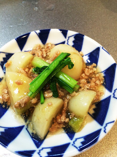 簡単！かぶとひき肉の煮物♡-レシピのメイン写真
