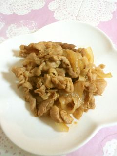 ☆豚バラと玉ねぎの炒め物☆-レシピのメイン写真