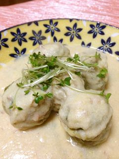 白菜団子の豆乳煮込み-レシピのメイン写真