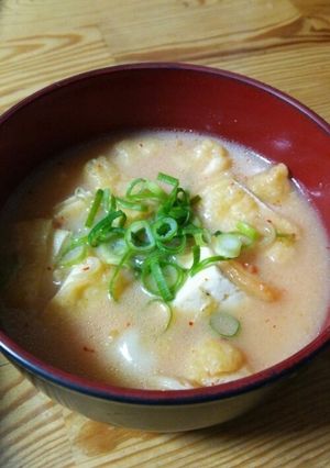 冬にピッタリ!!ポカポカ味噌汁~豚汁風~-レシピのメイン写真