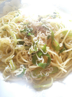 九条ねぎとしらすのパスタ-レシピのメイン写真