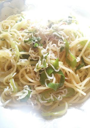 九条ねぎとしらすのパスタ-レシピのメイン写真