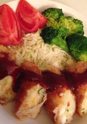 ポテトサラダの肉巻きフライ-レシピのメイン写真