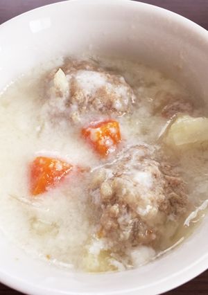 離乳食 後期後半 〜豚団子とキャベツ〜-レシピのメイン写真