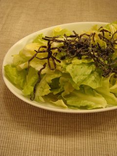 塩コンブとキャベツとごま油。。。-レシピのメイン写真