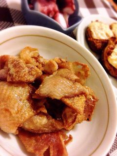 カリカリ鶏皮ポン酢-レシピのメイン写真