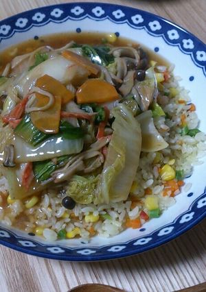 残り物であんかけチャーハン☆-レシピのメイン写真