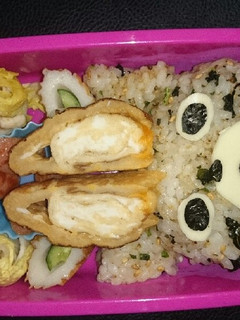 園児弁当!卵焼きでコマじろうキャラ弁!-レシピのメイン写真