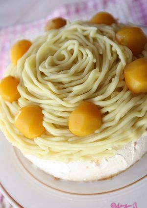 さつまいもの*モンブランケーキ-レシピのメイン写真