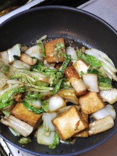 白菜と厚揚げと竹輪の中華炒め-レシピのメイン写真