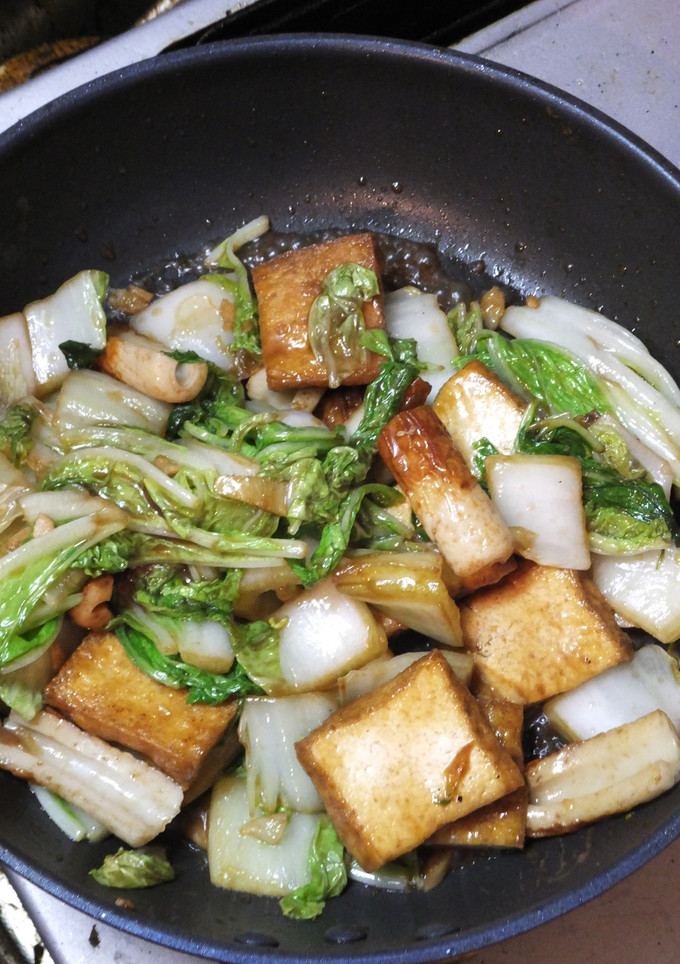 白菜と厚揚げと竹輪の中華炒め-レシピのメイン写真