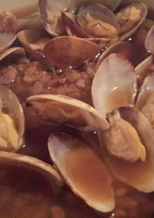 簡単：レンジ：あさりと塩昆布の雑炊-レシピのメイン写真