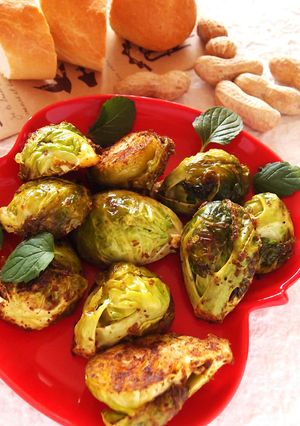 芽キャベツのエスニック焼き-レシピのメイン写真