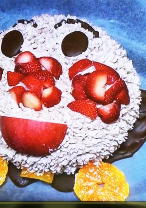 アンパンマンケーキ 誕生日クリスマスにも-レシピのメイン写真