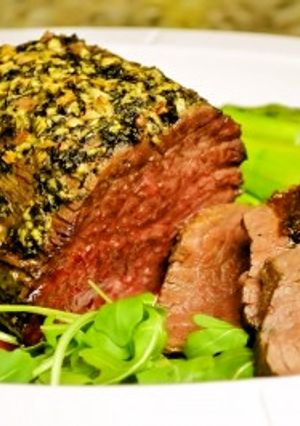 ハーブローストビーフ もも肉でヘルシーに-レシピのメイン写真