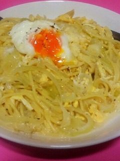 超お手軽!カルボナーラ風パスタ-レシピのメイン写真